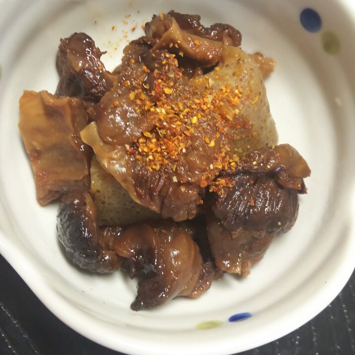 牛スジ甘辛煮